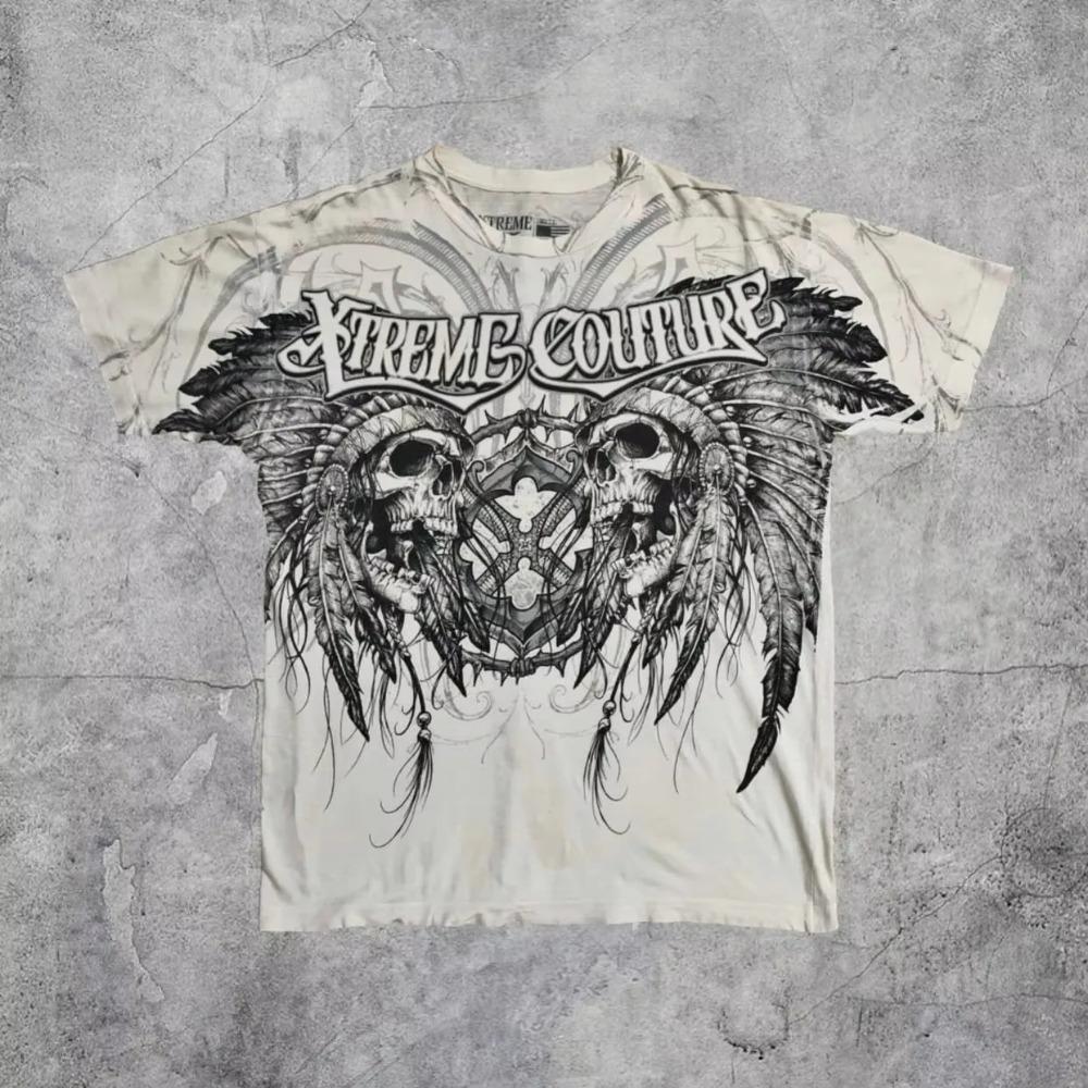 Мужская футболка с коротким рукавом в стиле ретро с крыльями ангела, Харадзюку, хай-стрит, американская мода, мужская, женская, летние топы