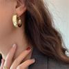 Elegant Fashion C-shaped Geometric Circle Hoop Earrings  for Women Girl Gift Jewelry Wholesale