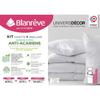 Pack Couette Blanrêve très chaude 140 x 200 + Oreiller 60 x 60 + Oreiller 45 x 70 "Confort" traité Anti Acarien