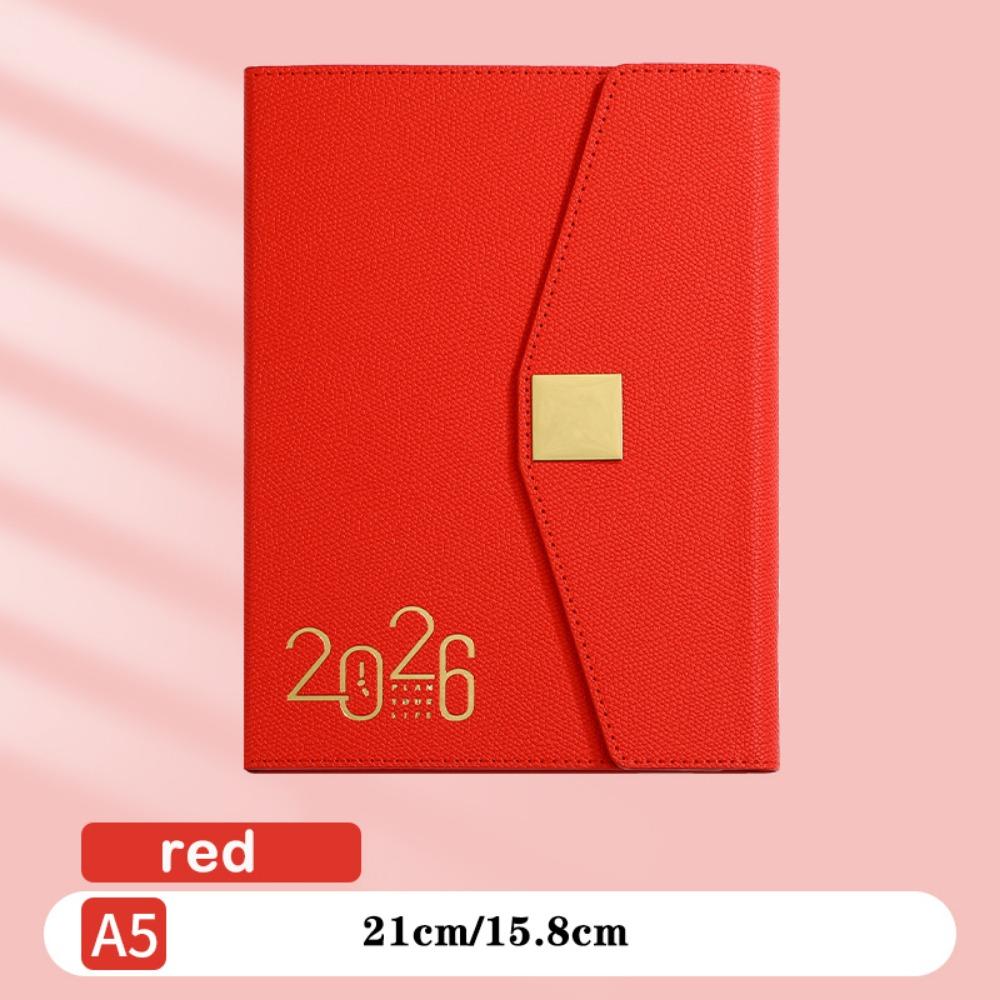 Square Buckle Planner Notebook A5 English Notebook NEW Schedule Book  Daily Plan Time Organizer