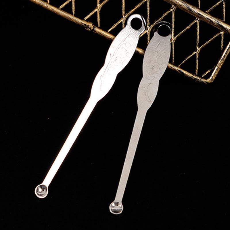 Ушные палочки для взрослых из нержавеющей стали - одинарная упаковка для чистки ушной серы