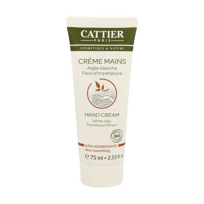 Cattier crème mains ultra-nourrissante 75ml