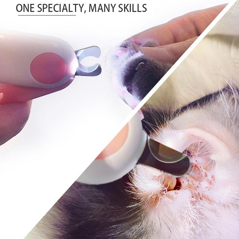 Профессиональные машинки для стрижки когтей для кошек, ножницы-резаки для кошек с подсветкой, машинки для стрижки когтей для кошек, собак, ножницы для ухода за когтями, товары для домашних животных