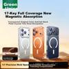 UGreenN AI Camera Key Full Wrap Matte Anti-Yellow Case for iPhone 17 Pro Magnetic Absorption Ultra Thin Heat Dissipation Airbag Anti-drop Protection