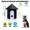 Dog Ultrasonic Bark Control Device Adjustable House Shape Pet Anti-Barking Device