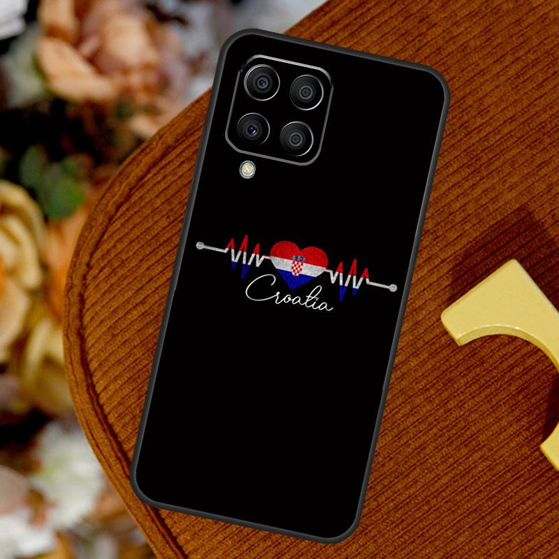 Croatia flag For Samsung Galaxy M14 M34 M54 M12 M32 M52 M53 M33 M13 M20 M15 M55 M31s M30s M21 M51 Case