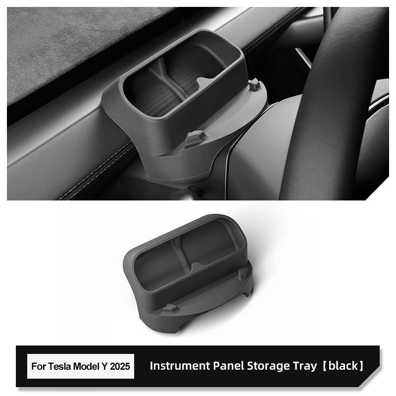 Car Mounted Sunglasses Organizer Storage Glasses Storage Box Car Tray Interior Accessories For Tesla Model Y Launch 2025