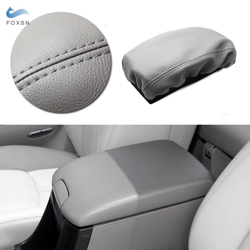 Для Toyota Prado 2002 2003 2004 2005 2006 2007 Стайлинг автомобиля Центральная консоль Подлокотник Панель Крышка из искусственной кожи с ж/