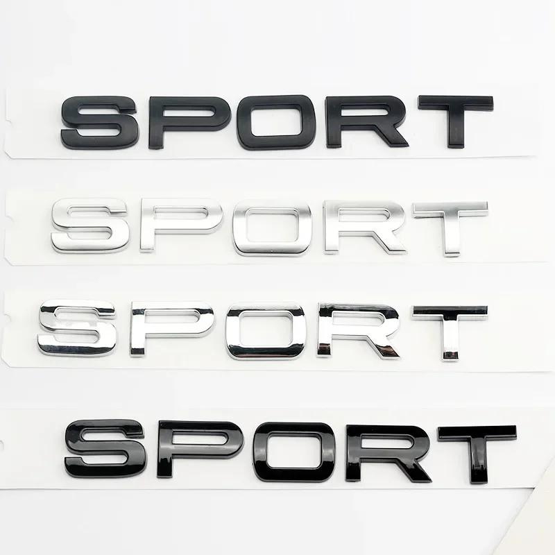 AAWB1 AAPR1 3D ABS SPORT Letters Emblem Rear Trunk Badge Sticker compatible compatible for Land Range Rover Discovery Evoque L494 L320 Car Styling