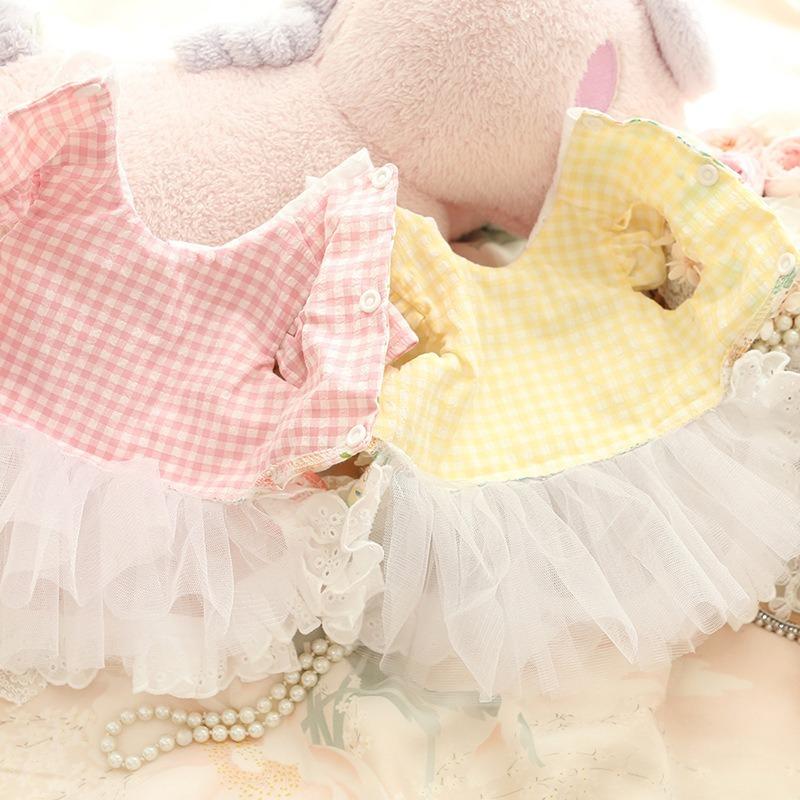 Japanese Style Dog Clothes Spring and Summer Thin Cat Princess Skirt Sweet Small Dog Cake Dresses Pet Supplies XS-XL