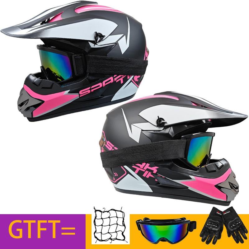 Full Face Off-Road Helmet Electric Bike Mountain Downhill Youth ATV