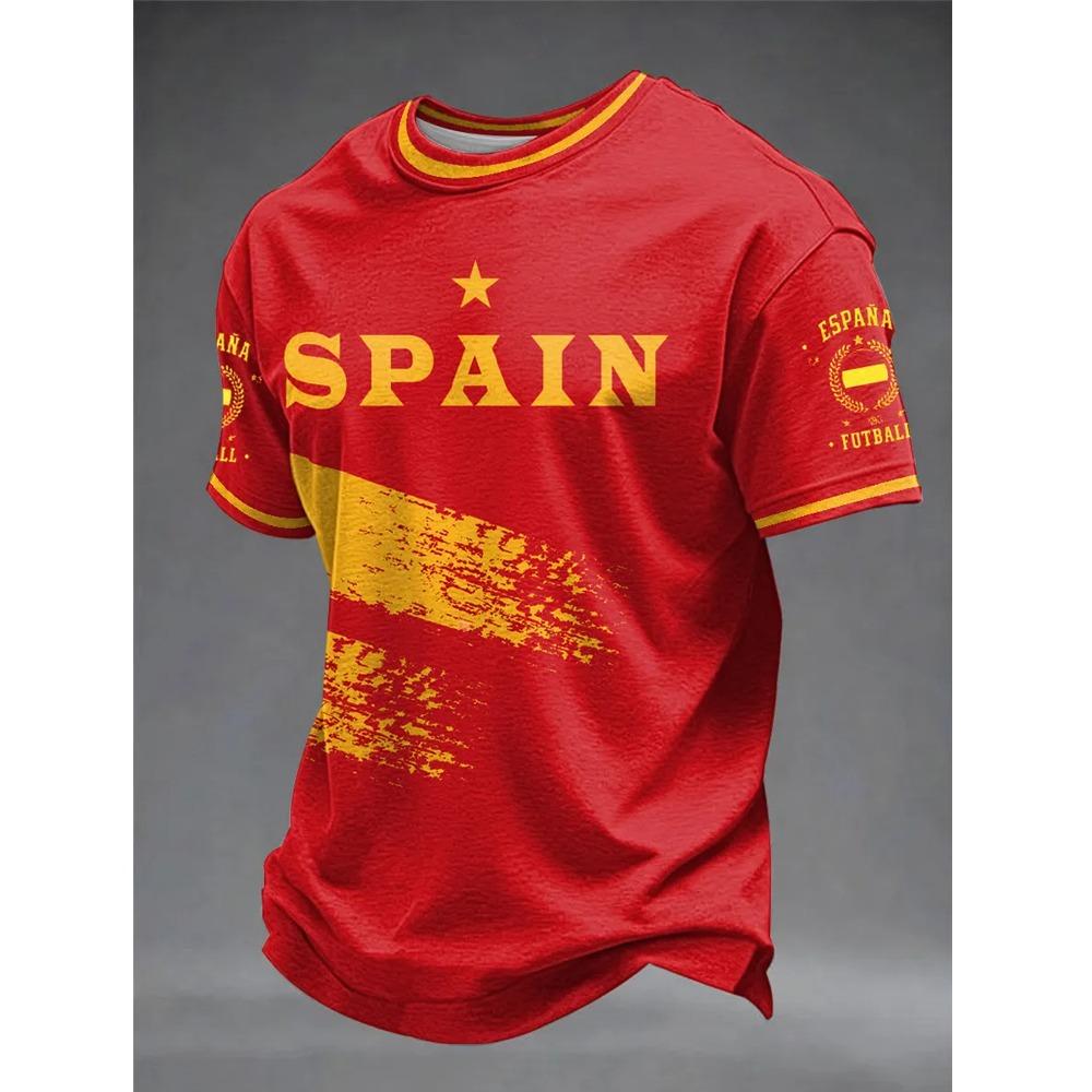 Spanish Classical Culture Themed Jersey 2026 Fan Exclusive Adult Kids Casual T-Shirt Summer Breathable Quick-drying Soft Comfy