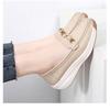 Женская удобная, легкая, дышащая искусственная кожа Face Four Seasons Universal Non Slip Casual Shoes - One Step Step Le Fu Shoes