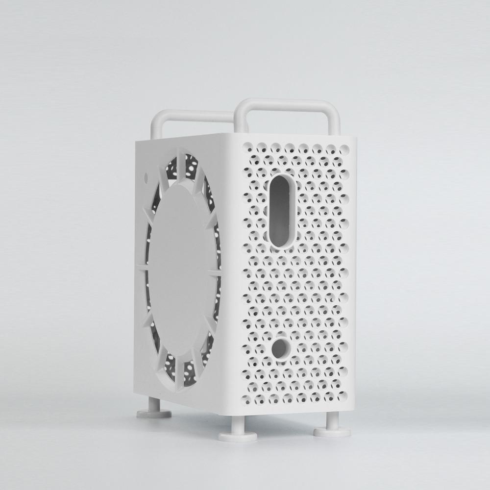 Пылезащитный защитный чехол ABS Защита от царапин Корпус компьютера Защитник Рассеивание тепла Вертикальная подставка для Mac Mini M4/M4 Pro 2025