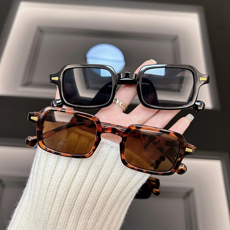 Квадратные винтажные солнцезащитные очки Женские Мужские Дизайнерские брендовые Женские Мужские Солнцезащитные очки Женская Мода Ретро На открытом воздухе Зеркальные