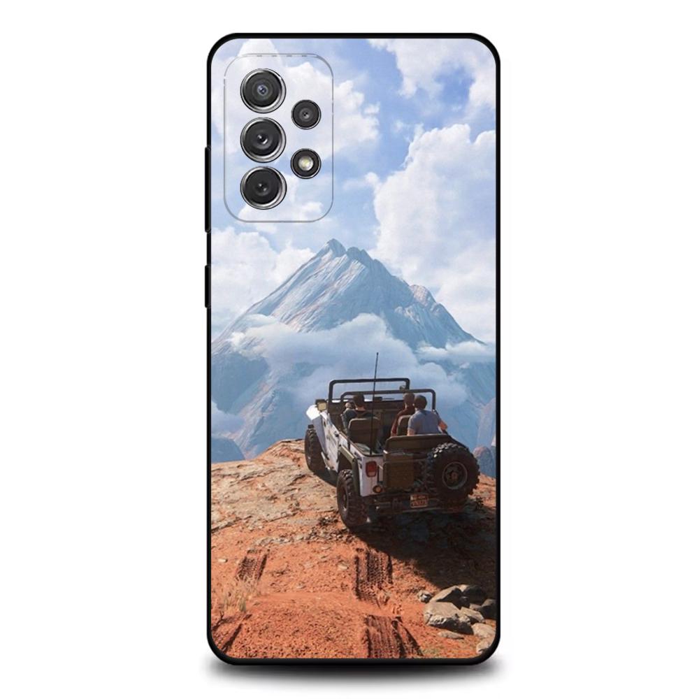 Sic Parvis Magna Неизведанный Чехол для Телефона Для Samsung S25,S24,S21,S22,S23,S30,Ultra,S20,Plus,Fe,Lite,Note,10,9,5G Черный Чехол