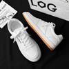 Fashion Spring Breathable Small White Board Shoes Men's 2024 New Trend Casual Sports Shoes Male Versatile Trend Leather Shoes Sneakers