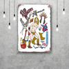 Ted Nugent Classic Poster Rusty Metal Plaque Retro Decorative Plate Bar Man Cave Garage Club Metal Sign Wall Decoration