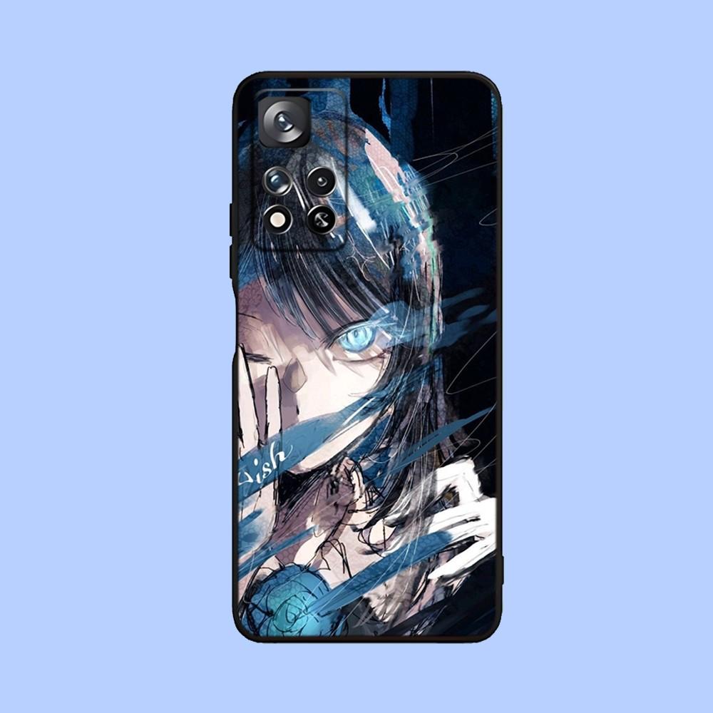 Ado Kyogen X Uta Phone Case For Samsung Galaxy A13,A21s,A22,A31,A32,A52,A53,A71,A80,A91 Soft Black Cover