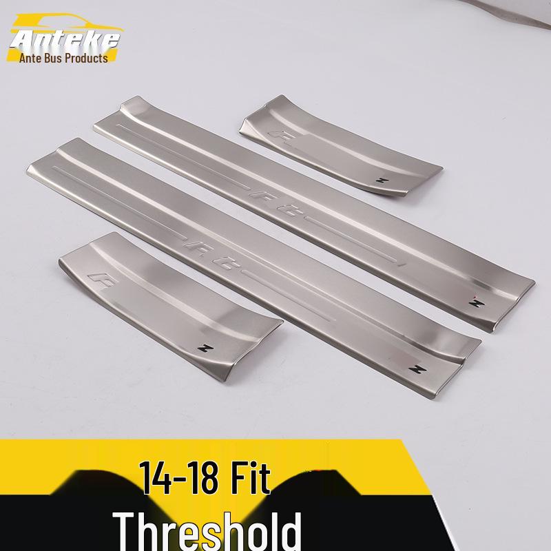 14-18 Подходит Бампер Порог багажника Накладка от царапин и Яркие накладки на пороги