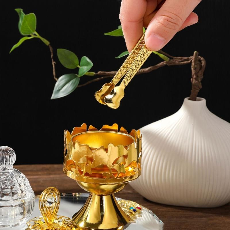 Arabic Styles Windproof Incenses Holder Burners Set with Jar For Meditations Space Home Fragrances Diffuser Accessories
