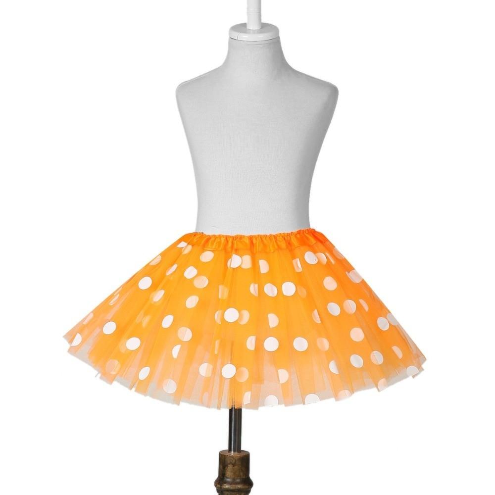 Polka Dot Print Tutu Skirts Puffy Princess Skirt Sweet Tulle Dance Pettiskirt  Performance