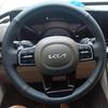 Ручная прошивка нескользящая кожаная накладка на руль автомобиля для Kia Sorento -2024 Carnival -2024 Автозапчасти