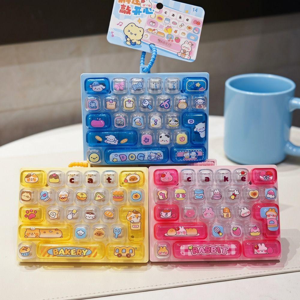 26-Key Mini Keyboard Pendant Cute Design Keyboard Keychain Kids Bag Pendant