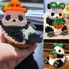Non-Toxic Mini Cute Panda Micro Building Blocks 3D Diamond Model Animals Bricks Diy City Construction Toys For Children Kids Gift