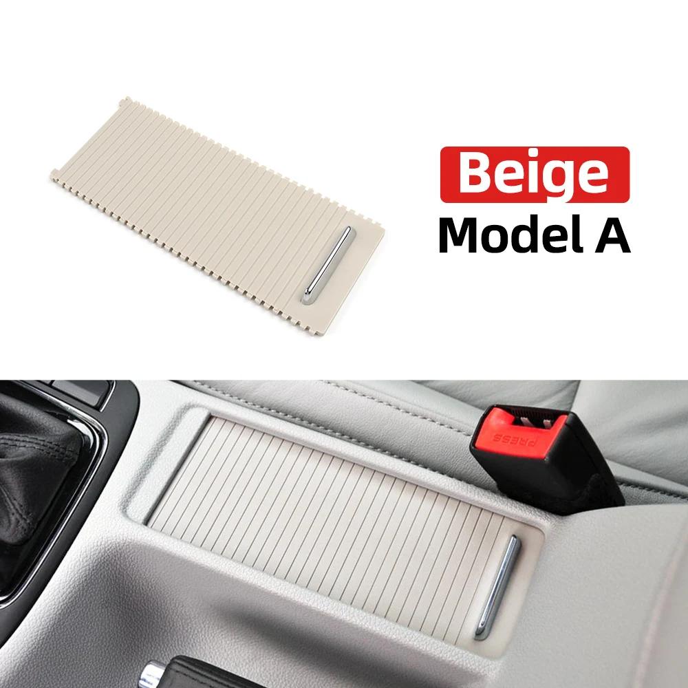 Interior Car Center Console Drink Cup Water Holder Roller Shutter Blind Cover Plate For Skoda Superb 2009-2025 3T08625319B9