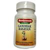 Jhansi Gandhak Rasayan 40 Tablets Vegetarian Skin Care Digestive Support Fertility Aid