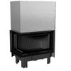 Steel Fireplace KRATKI MBM Left 10 kW Ø 200 Lift-up Black Thermotec