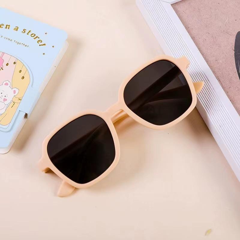 New Children's Large Frame Square Sunglasses Girl Brand Designer Fashion Sun Glasses Outdoor Shading for Boys Eyewear UV400