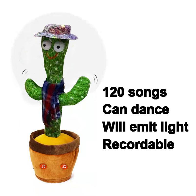 Говорящая танцующая игрушка-кактус