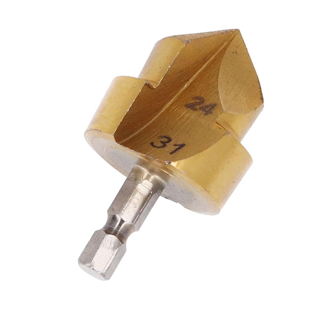 Hex Shank Countersink Drill Bit 24-31mm Blade Diameter Core Drill Bit Water Pipe Drilling