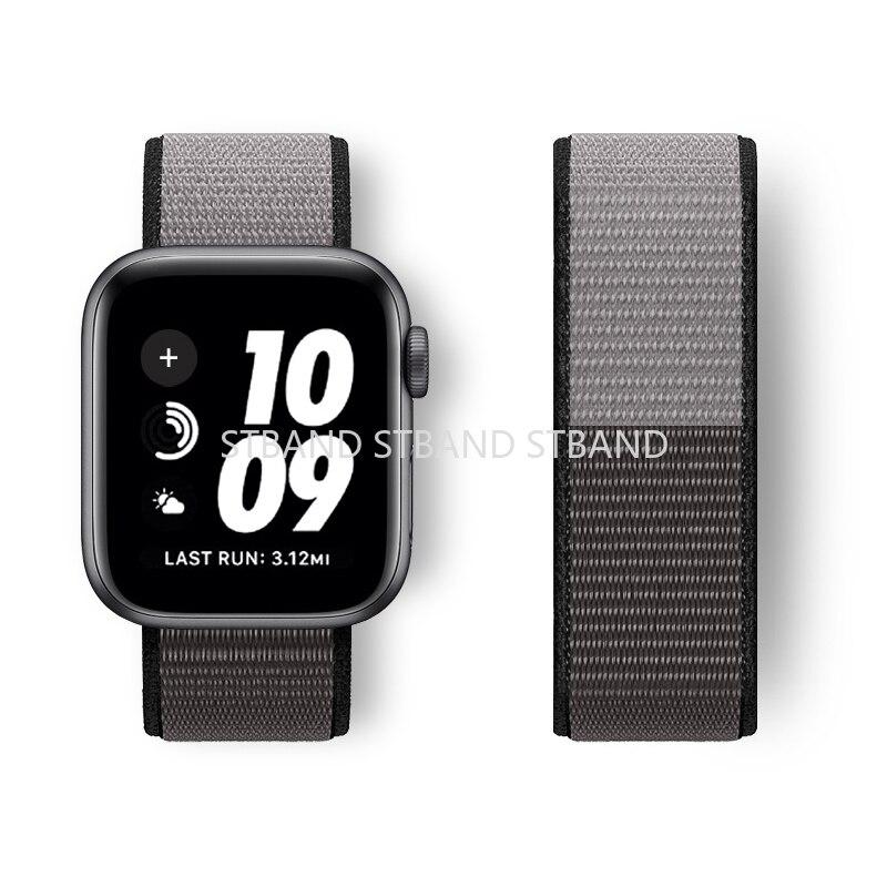 Nylon Loop Strap For Apple Watch Band 45mm 41mm 40/44mm Smartwatch Belt Correa Belt Bracelet iWatch Series 4 5 SE 6 7 Watchband