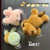 Cartoon Plush Animal Refrigerator Magnet - Lying Down Style Creative Cultural Gift