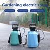 5L Electric Sprayer Rechargeable Automatic Atomization Plant Sprayer Gardening Irrigation Sprinkler Shoulder Type Watering Can