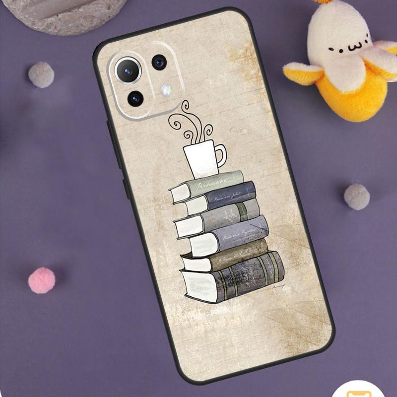 Чехол 'Книги и Кофе' для Xiaomi 15T Pro 13T 14T 14 15 Ultra 17 Pro Max POCO F8 Pro F5 F6 F7 X5 X6 X7