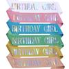 Birthday Girl Glitter Sash with Non-Woven Shoulder Strap