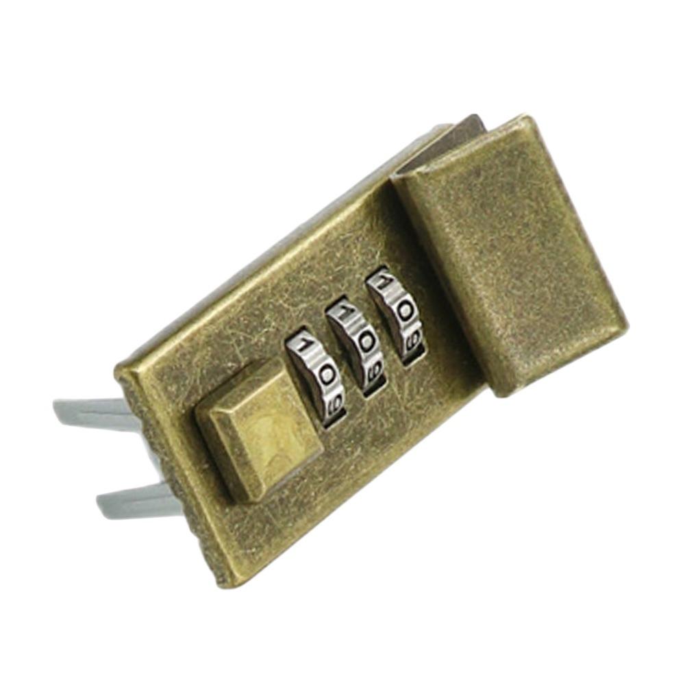 Прочный сплав Блокнот Замок с паролем DIY Многоразовый Замок для портфеля Водонепроницаемый сплав Замок Багаж