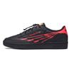 Club C Series Abrasion Resistant Low Top Skateboard Shoes Men's Black Red Sneakers 100034257