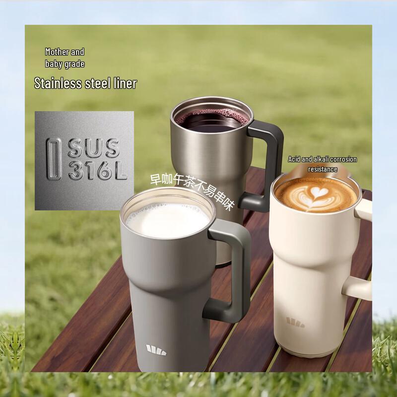 Beneunder LC016 Large Capacity Straw Insulated Mug