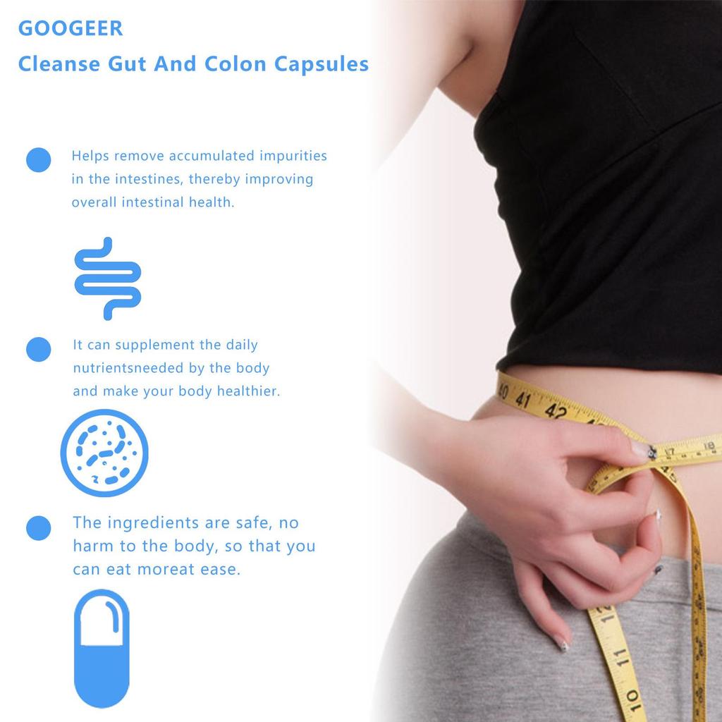 Капсулы Googeer для очищения кишечника и толстой кишки