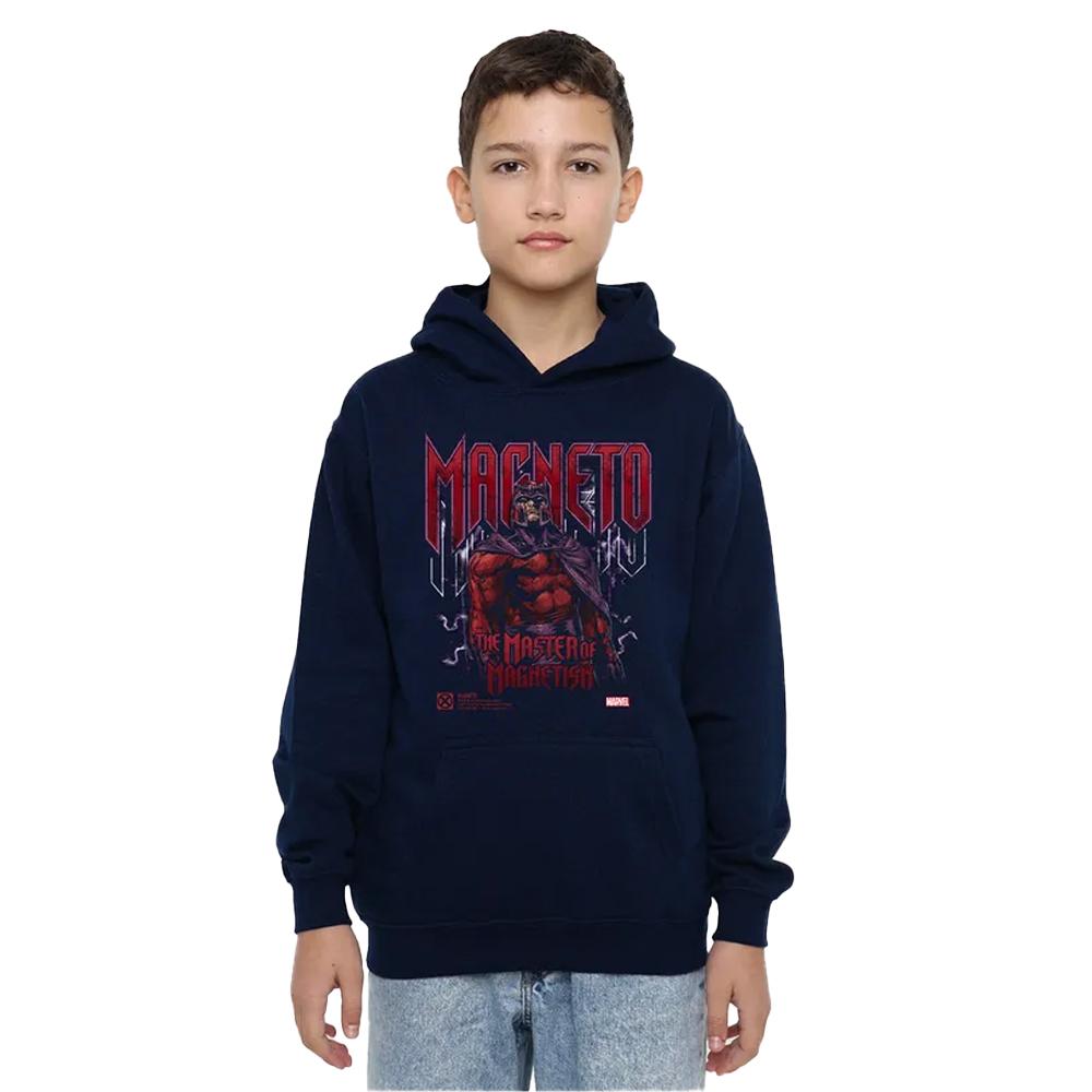 X-Men Childrens/Kids Magneto Pull Over Hoodie