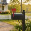 Mailbox Decoration Yard Iron Signage with Fixed Holes, Metal Cat Butterfly Decoration, Durable Outdoor Sign for Wood Leather Mailboxes Anti-rust Plate