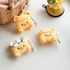 For Airpods Pro 2 Case,3D Cartoon Yellow Smile Bear For Airpods 3 Case,Protective Silicone Cover For Airpods Pro Case Kids Toy