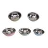 5pcs Stainless Steel Mixing Bowl Set Round Nesting Bowls Multifunctional Metal Serving Bowls Kitchen