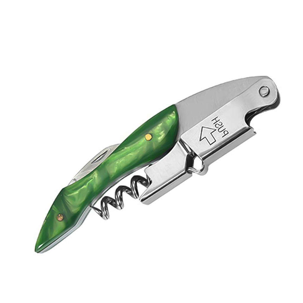 Профессиональный штопор для официантов, винный ключ с эргономичной деревянной ручкой, открывалка для пивных бутылок и резак для фольги