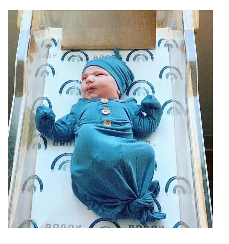 Комбинезоны для новорожденных из бамбукового волокна и вязаная детская одежда